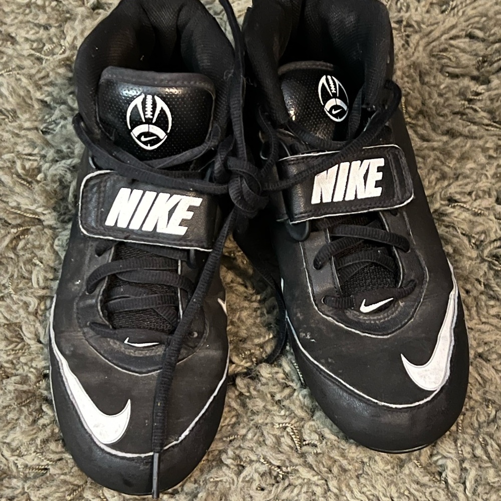 Nike Black and White High-Top Sneakers